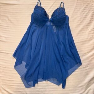 Ambrielle Blue Lace Chemise